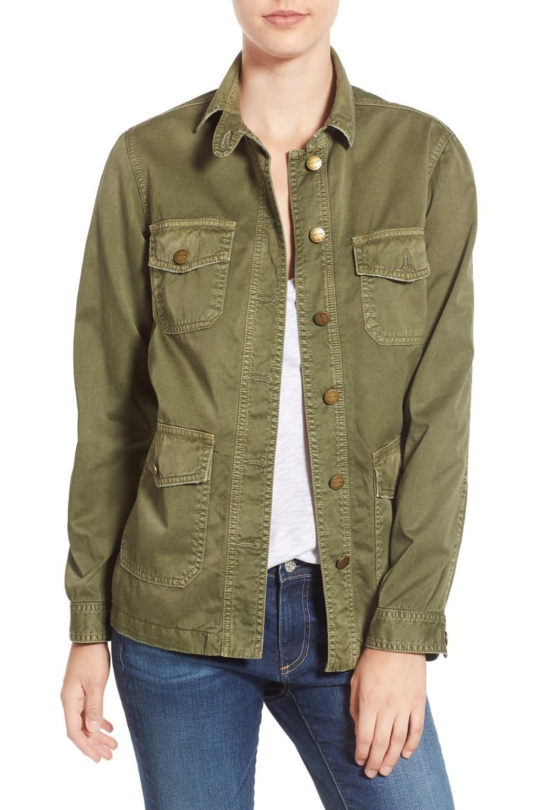 'Commander' Military Jacket, Main, color, ARMY GREEN