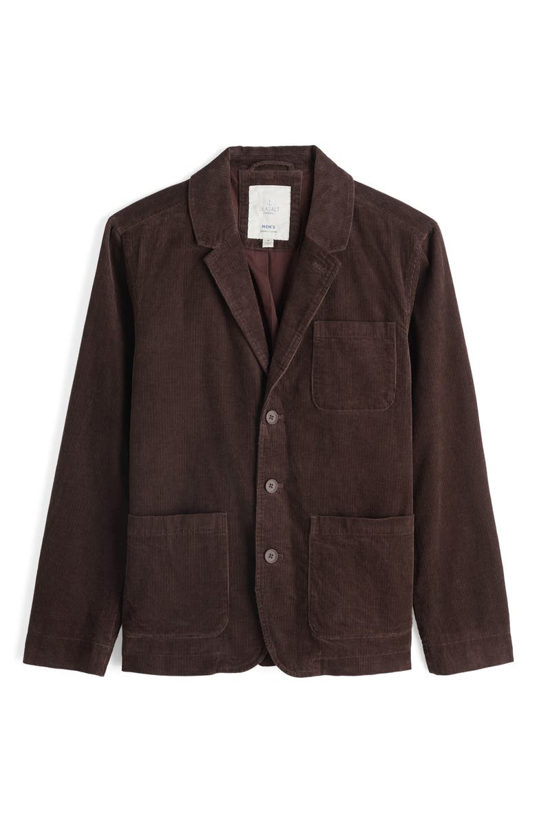 Seasalt Cornwall Plantsman Organic Cotton Corduroy Blazer, Alternate, color, Burnt Wood