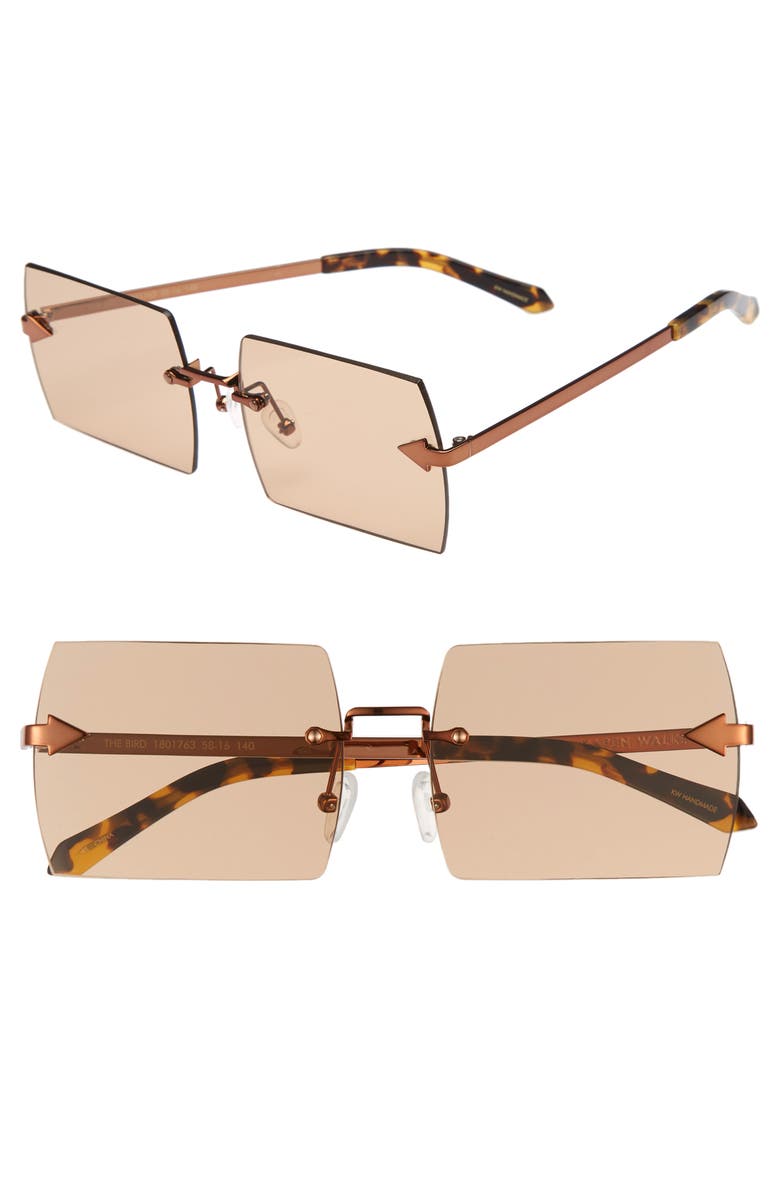 Karen Walker The Bird Rimless Rectangle Sunglasses Karen Walker 1801763 Women main image 2