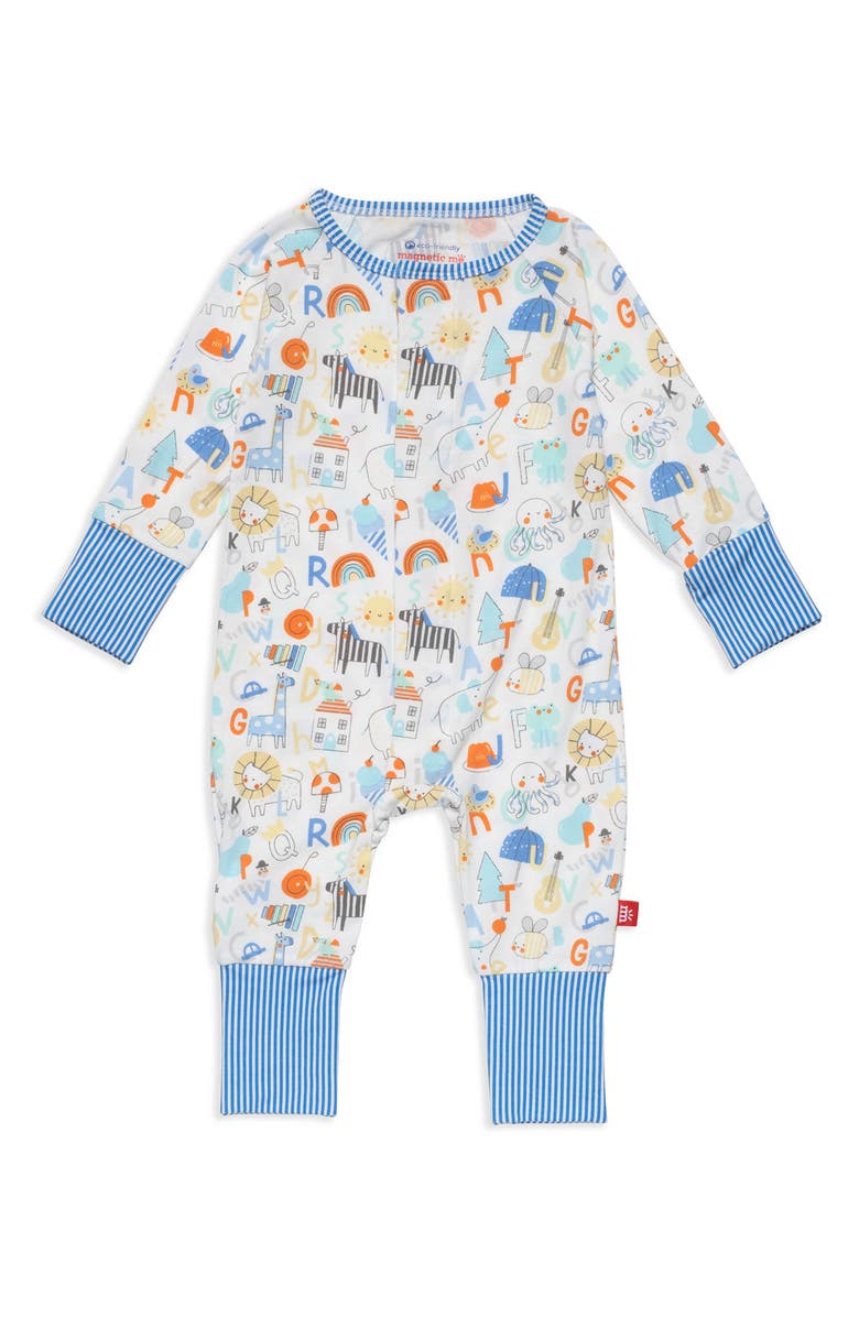 Magnetic Me Alpha Pop Convertible Footie, Main, color, 