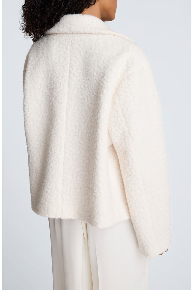 Bouclé Peacoat, Alternate, color, OYSTER