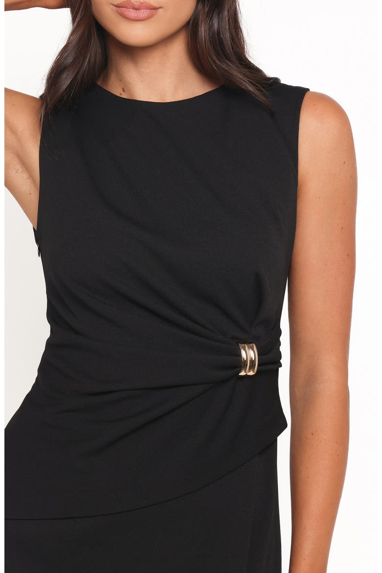 Declan Sleeveless Minidress, Alternate, color, BLACK