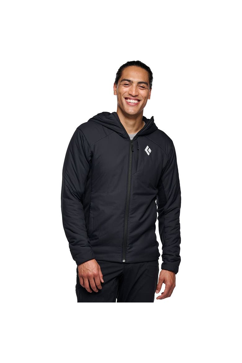 First Light Hybrid Hooded Jacket - Men's, Main, color, Black