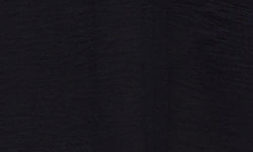 24seven Comfort Apparel Flutter Cap Sleeve Shift Dress In Black