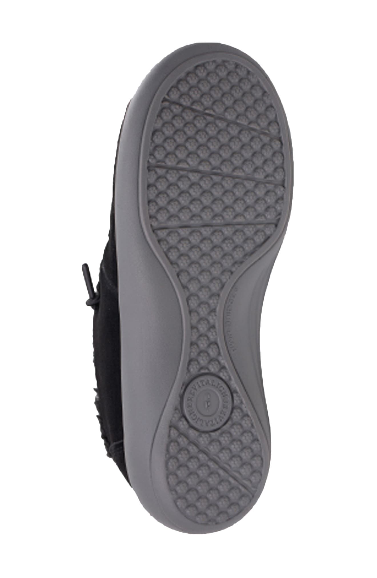 Revitalign Siesta Faux Fur Lined Shoe, Alternate, color, Black