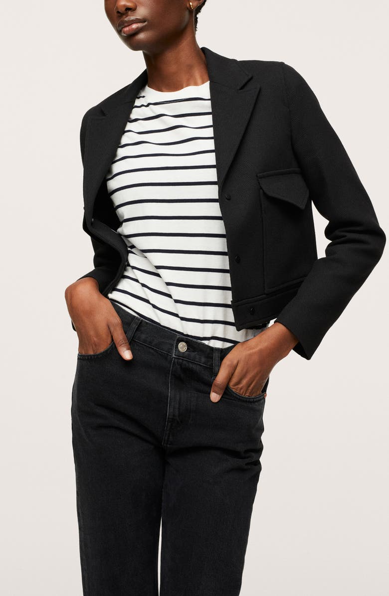 MANGO High Waist Straight Leg Jeans, Alternate, color,