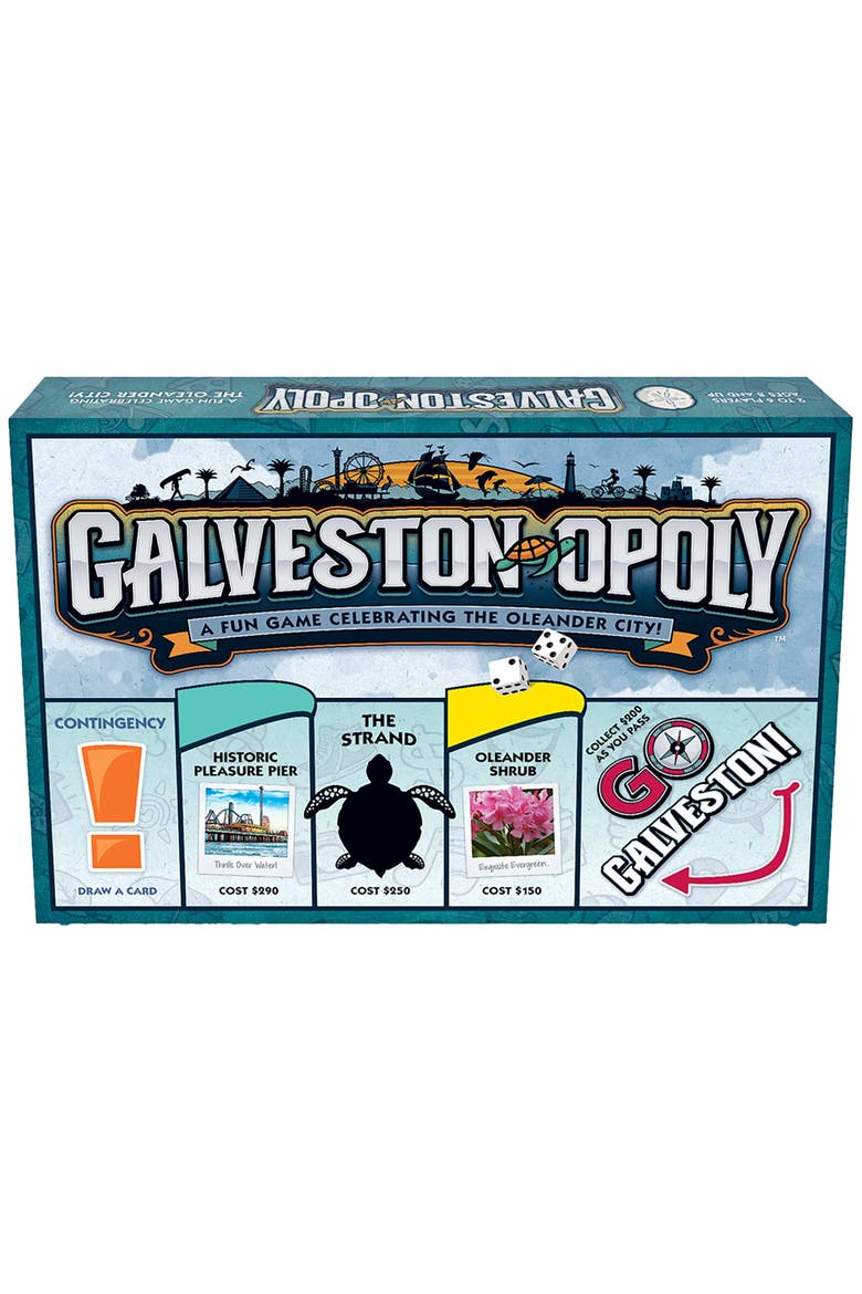 Galveston Opoly Board Game, Main, color, Multicolored
