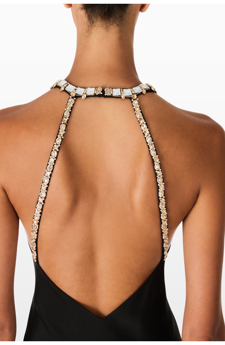 Jenny Packham Miya Dress, Alternate, color, Liquorice