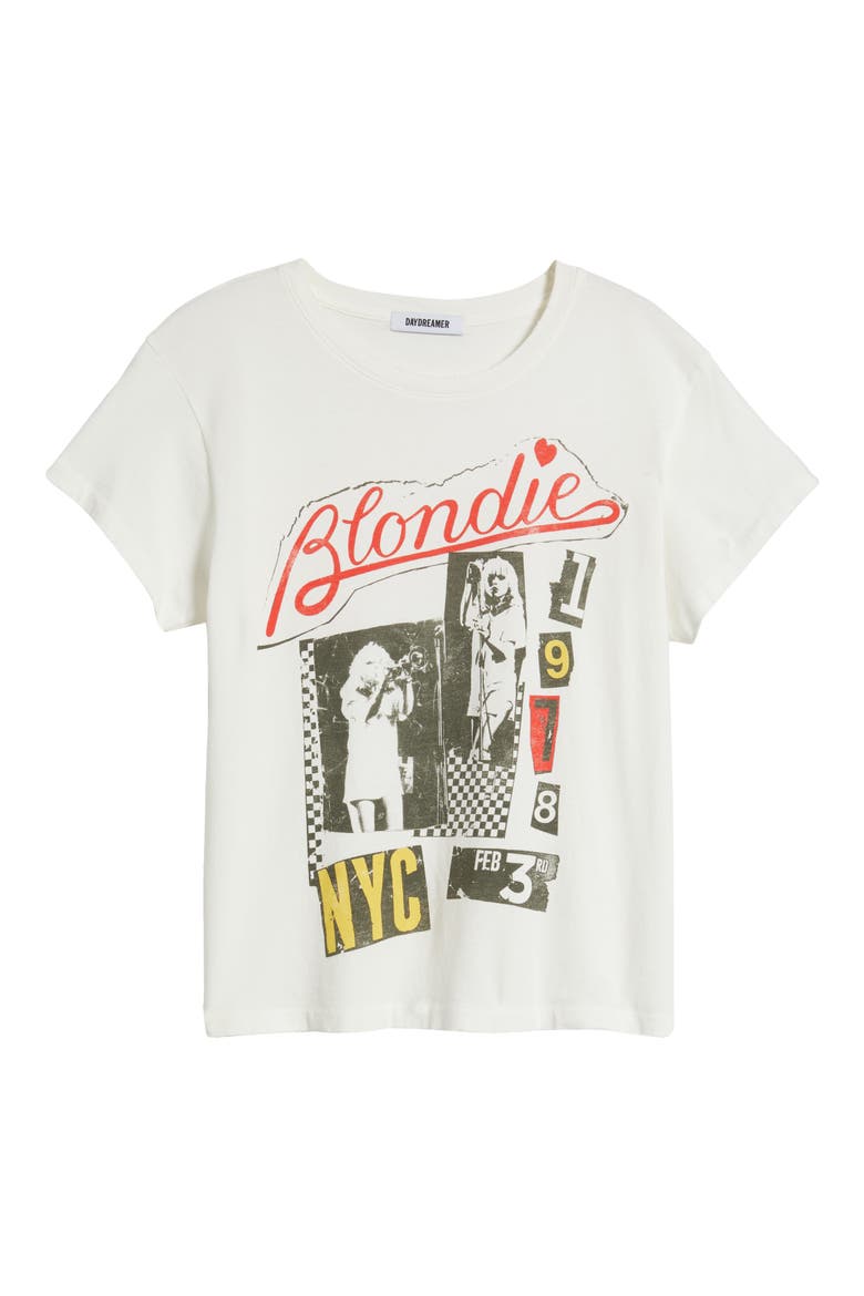 Blondie Valentine Collage Cotton Graphic T-Shirt, Alternate, color, VINTAGE WHITE
