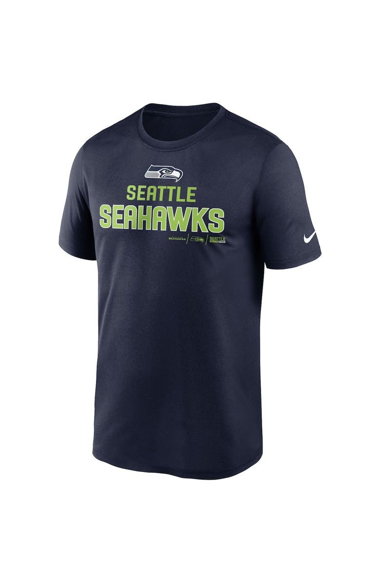 Nike Men's Nike College Navy Seattle Seahawks Legend Community Performance T-Shirt, Alternate, color, Navy