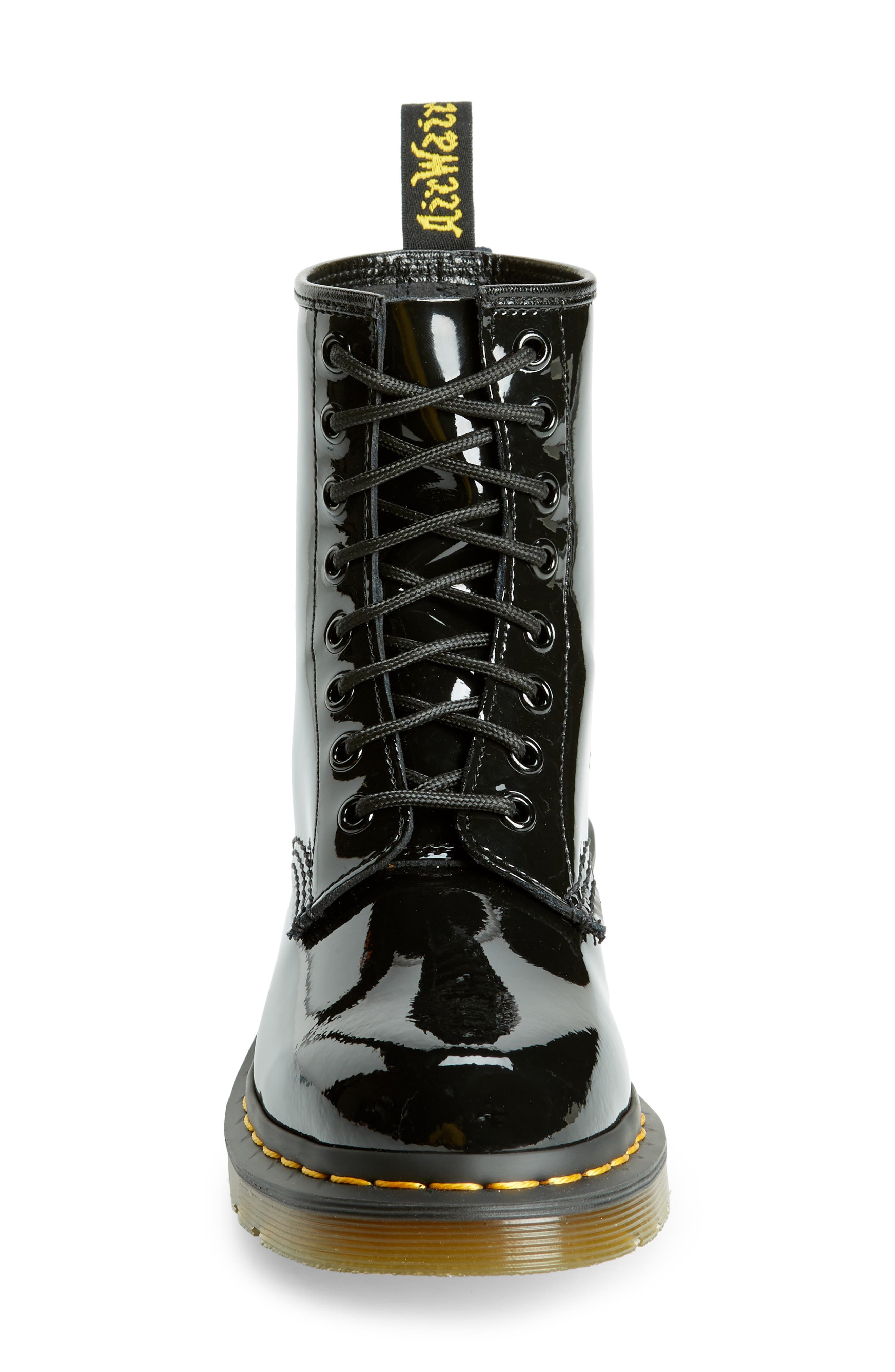 Dr. Martens '1460' Boot, Alternate, color, Black Patent Leather