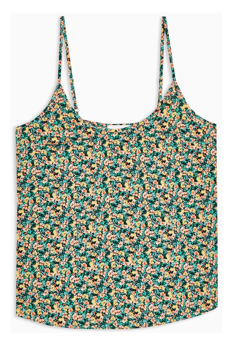 Scoop Camisole, Alternate, color, BLACK MULTI
