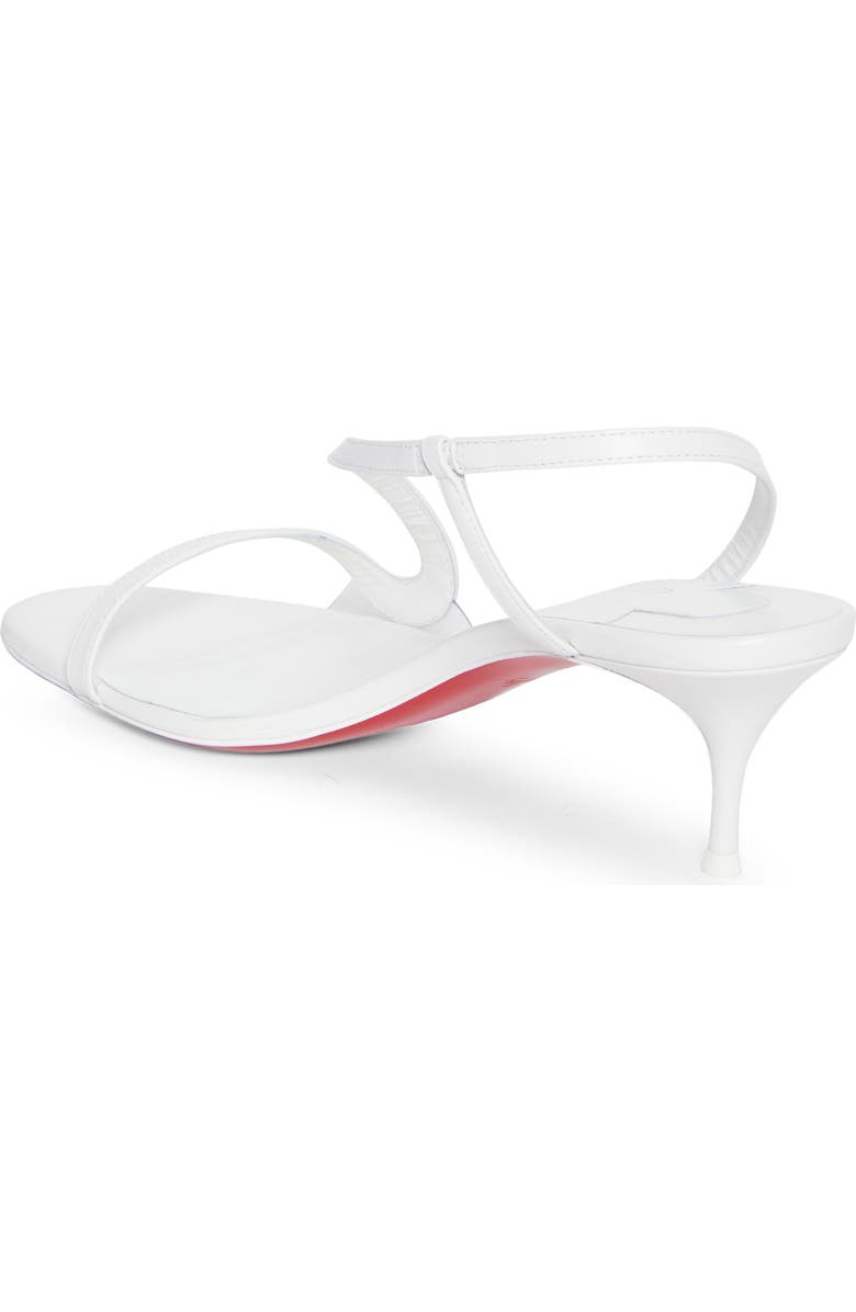Christian Louboutin Rosalie Slingback Sandal, Alternate, color, Bianco