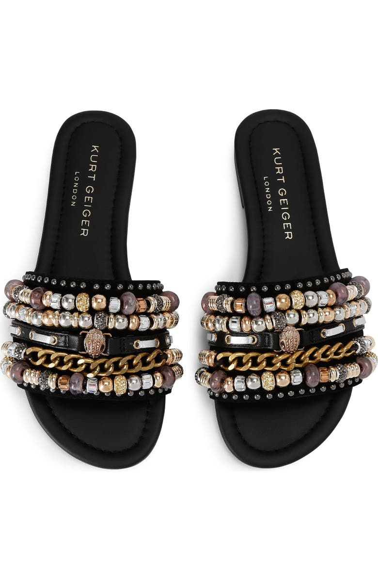 Kurt Geiger London Southbank Slide Sandal, Alternate, color, Charcoal