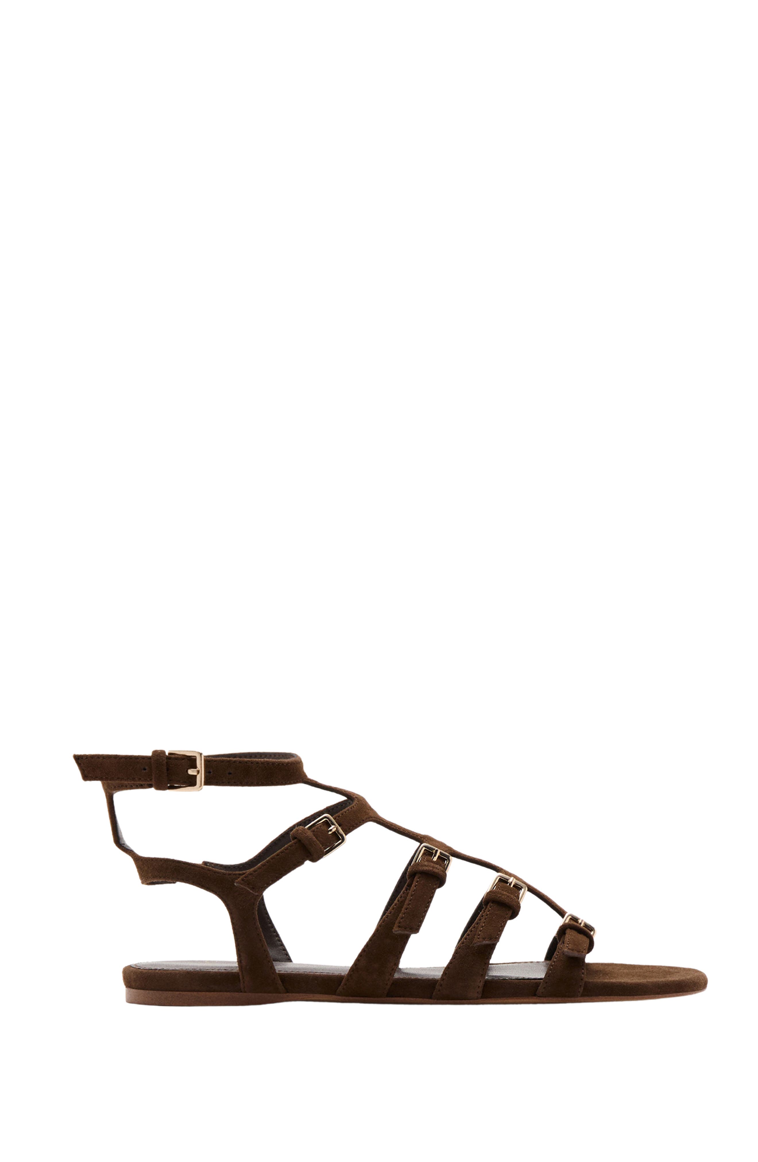 MANGO Ankle Strap Sandal, Alternate, color, 