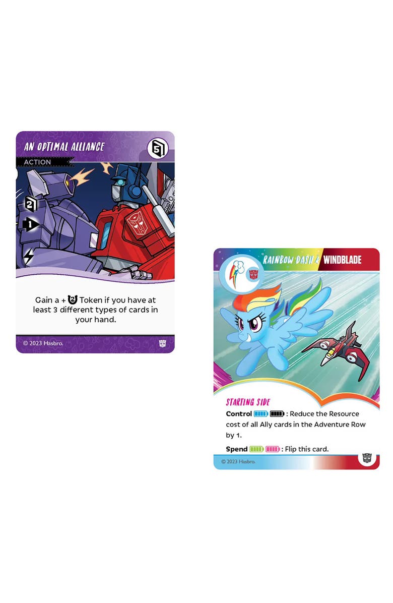 Renegade Game Studios My Little Pony DBG Collision Course A Transformers Crossover Expansion 14+, Alternate, color, Multicolored