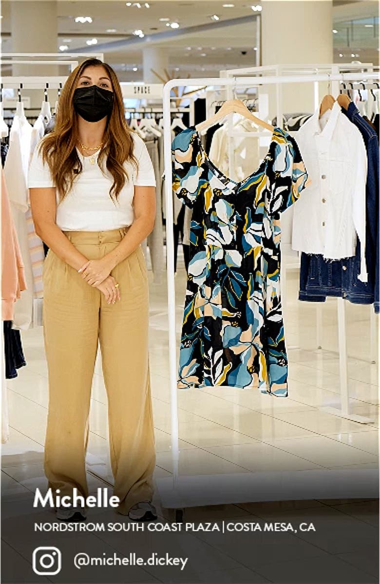 Shimmy Over Print Dress, sales video thumbnail