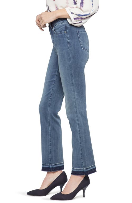 Nydj Released Hem Straight Leg Jeans In Blue