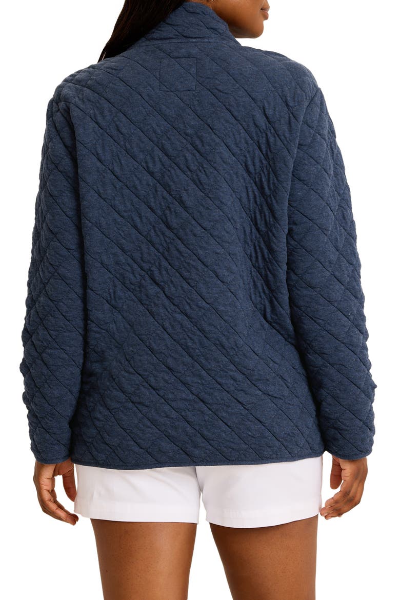 Puff Jacquard Barn Jacket, Alternate, color, COASTLINE