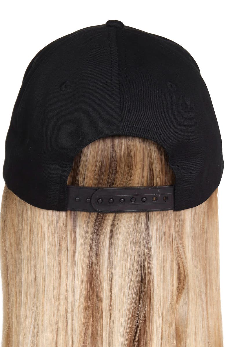 Lauren Moshi Bay  Gold Butterfly Patches Hat, Alternate, color, Black