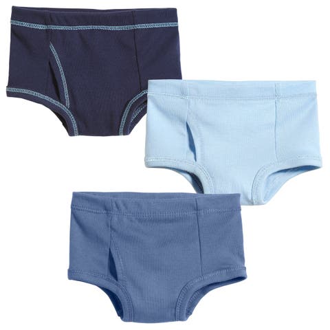 Boys Soft 100% Cotton Brief 3-Pack (Toddler, Little Kid, Big Kid)