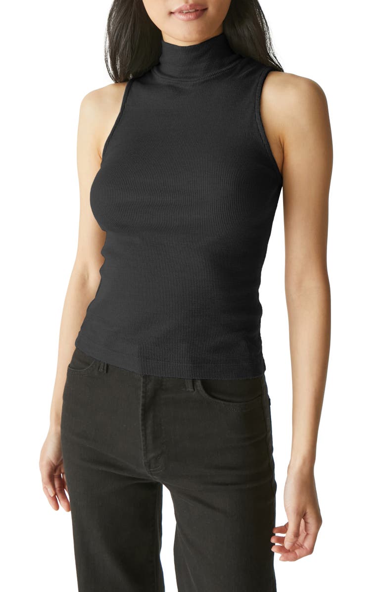 Michael Stars Lino Mock Neck Tank, Main, color,