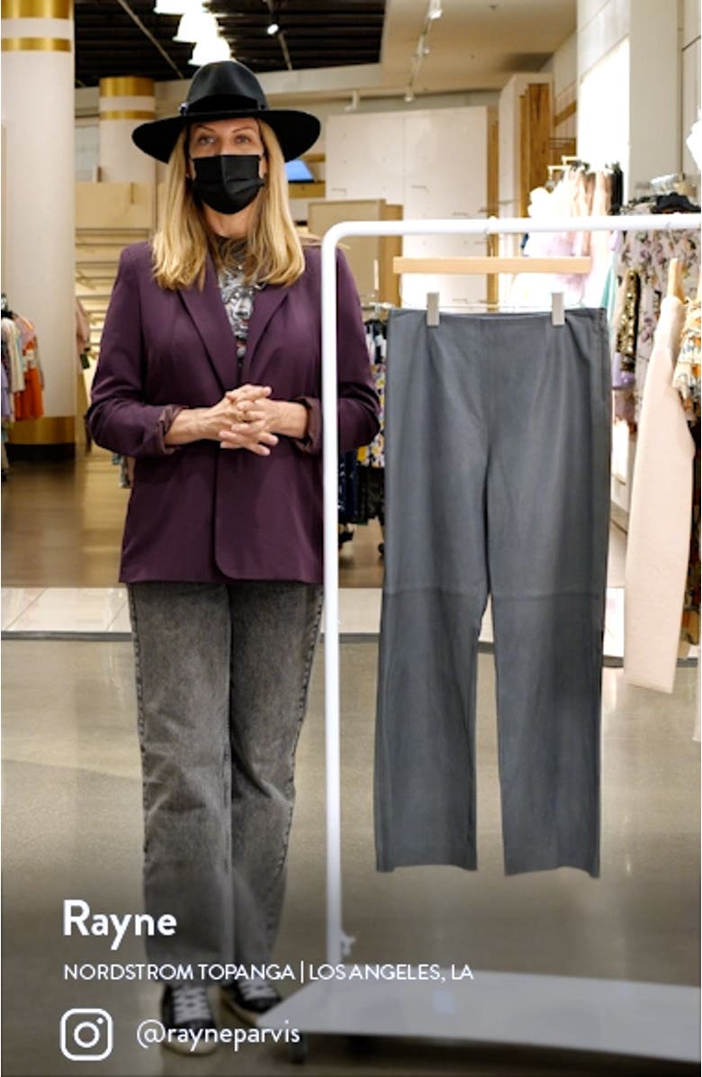 Wide Leg Leather Pants, sales video thumbnail