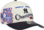 New Era Men's New Era  Cream/Navy New York Yankees World Series 9FORTY M-Crown A-Frame Adjustable Hat