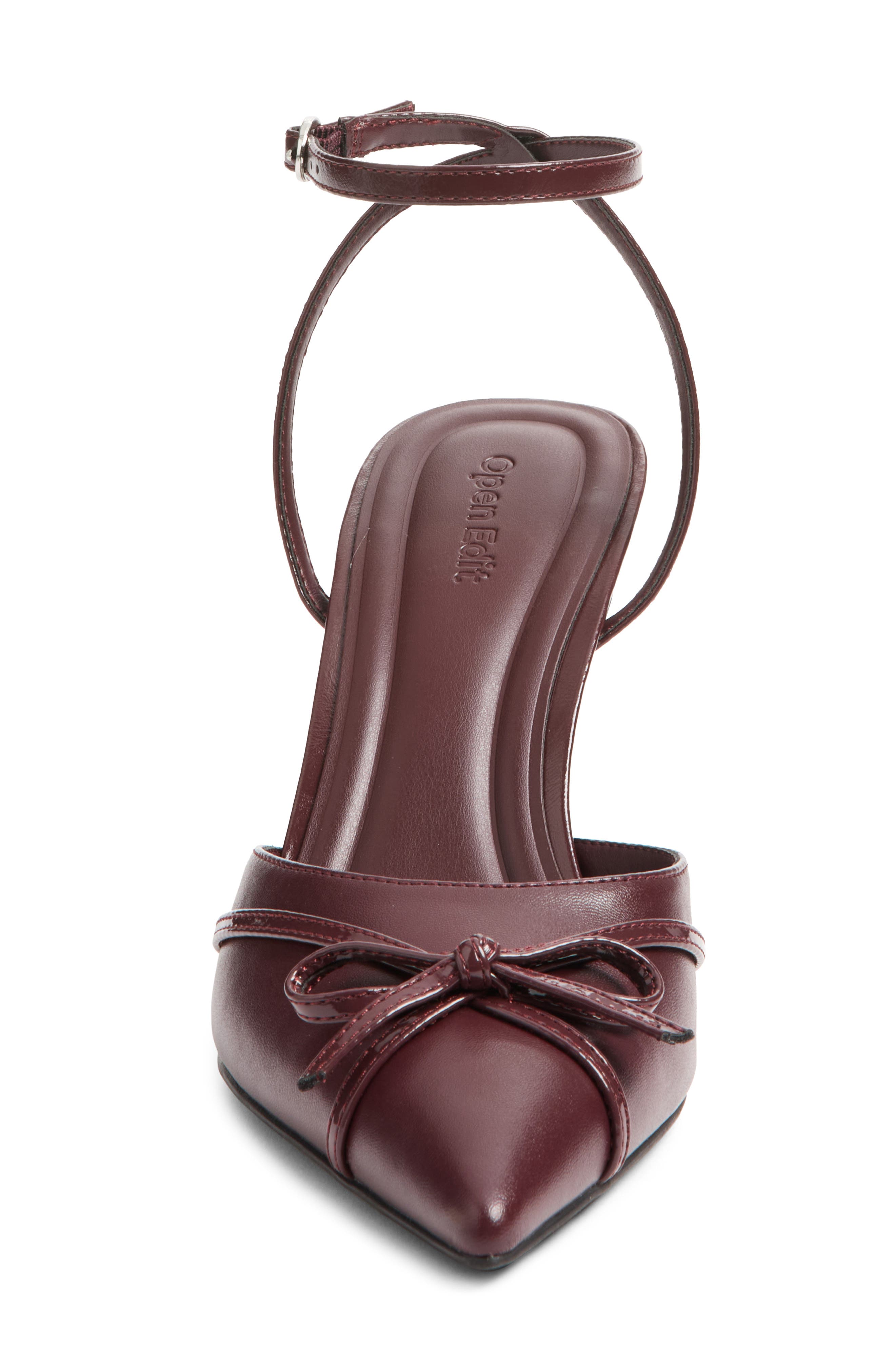 Natallie Pump, Alternate, color, RED POMEGRANATE