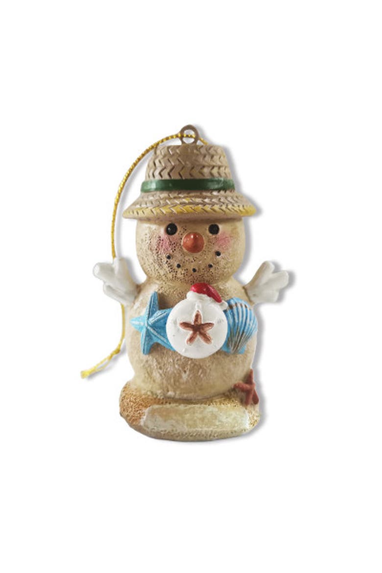 Sandman Nautical Christmas Tree Ornament 3.14", Main, color, Beige