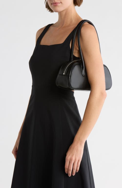 Bcbg Angled East/west Shoulder Bag In Black