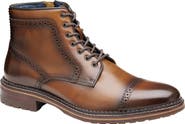 Johnston & Murphy Benton Leather Cap Toe Boot