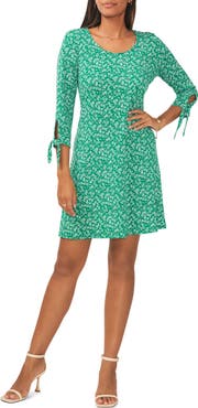 Chaus Floral Print Swing Dress