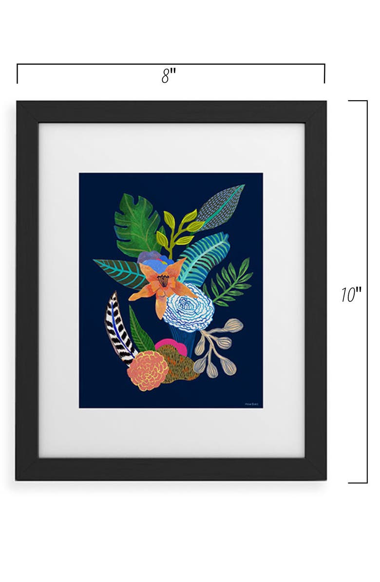 Deny Designs Walk This Earth Framed Wall Art, Alternate, color, Black Frame