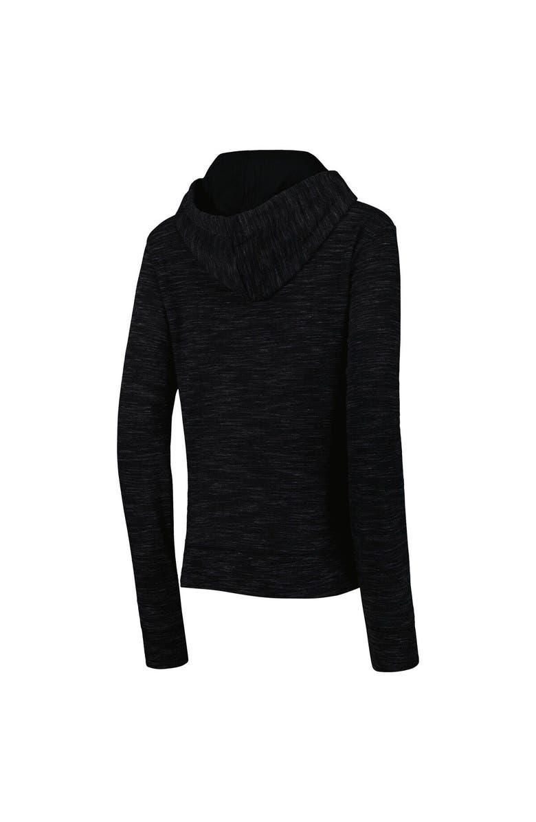 New Era Women's New Era Black New Orleans Saints Reverse Space-Dye Full-Zip Hoodie, Alternate, color, Black