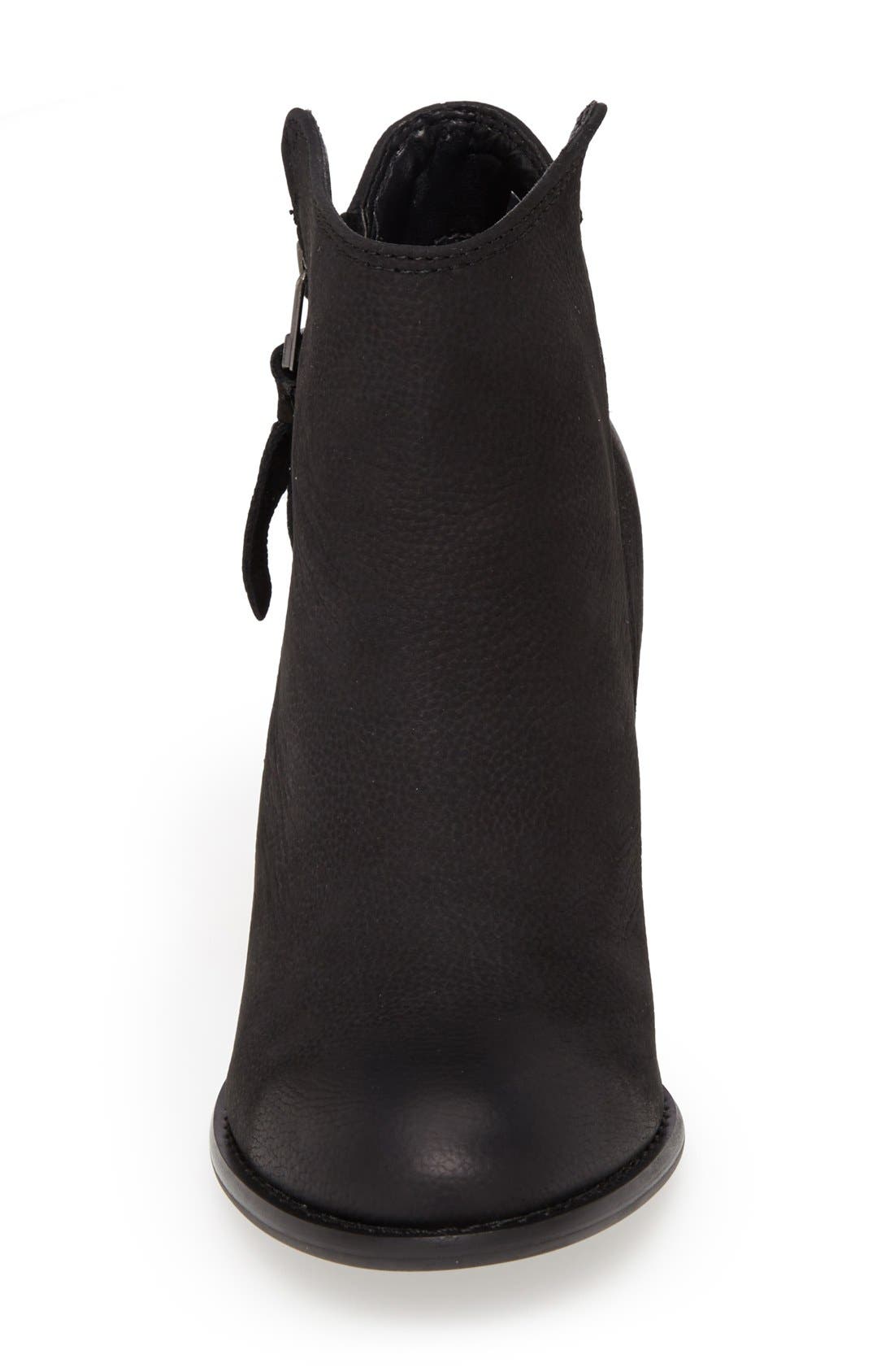 'Whysper' Nubuck Bootie, Alternate, color, BLACK NUBUCK