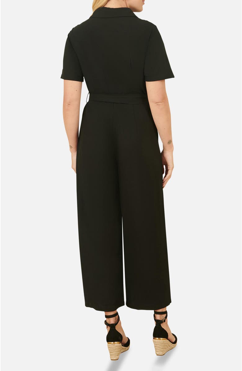 Yumi Utility Relaxed Fit Jumpsuit, Alternate, color, Black