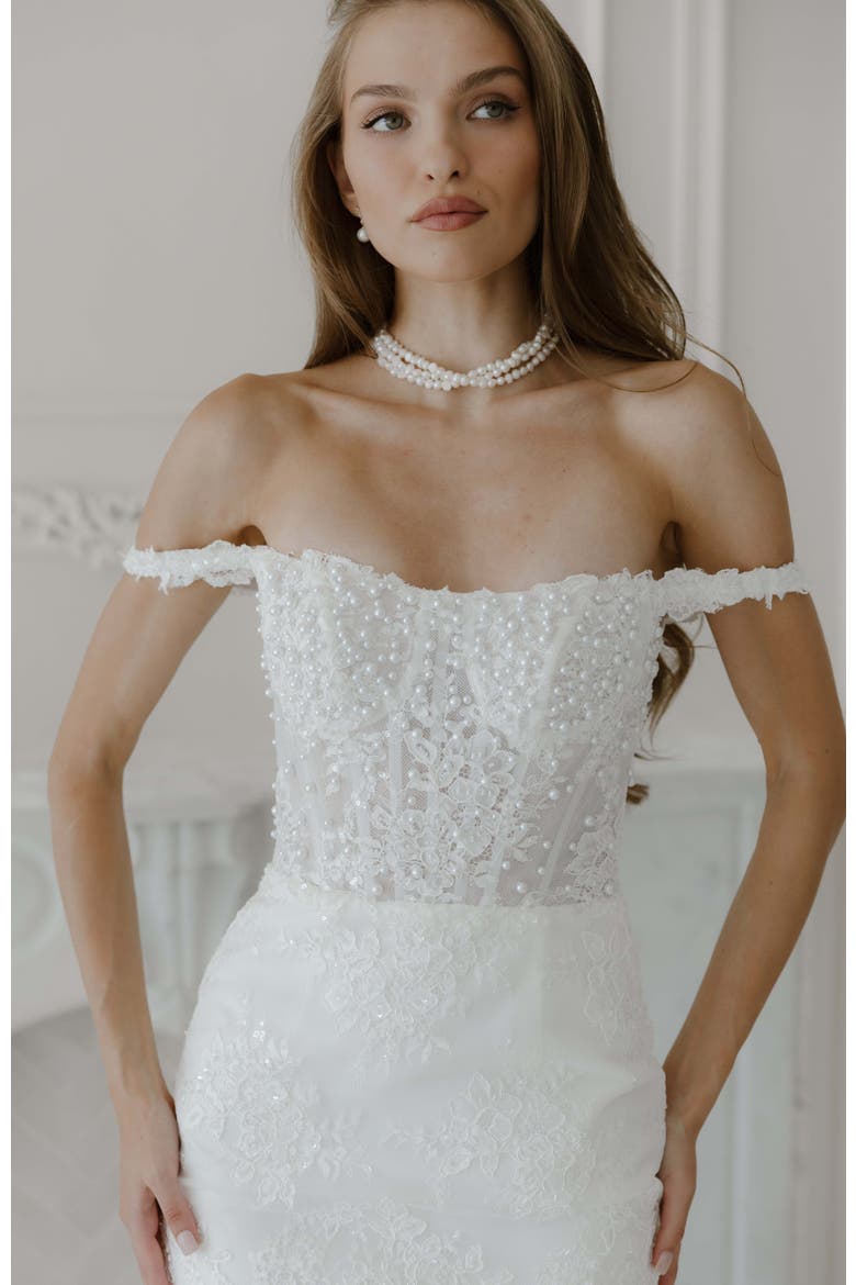 Estella Mini Dress, Main, color, Ivory