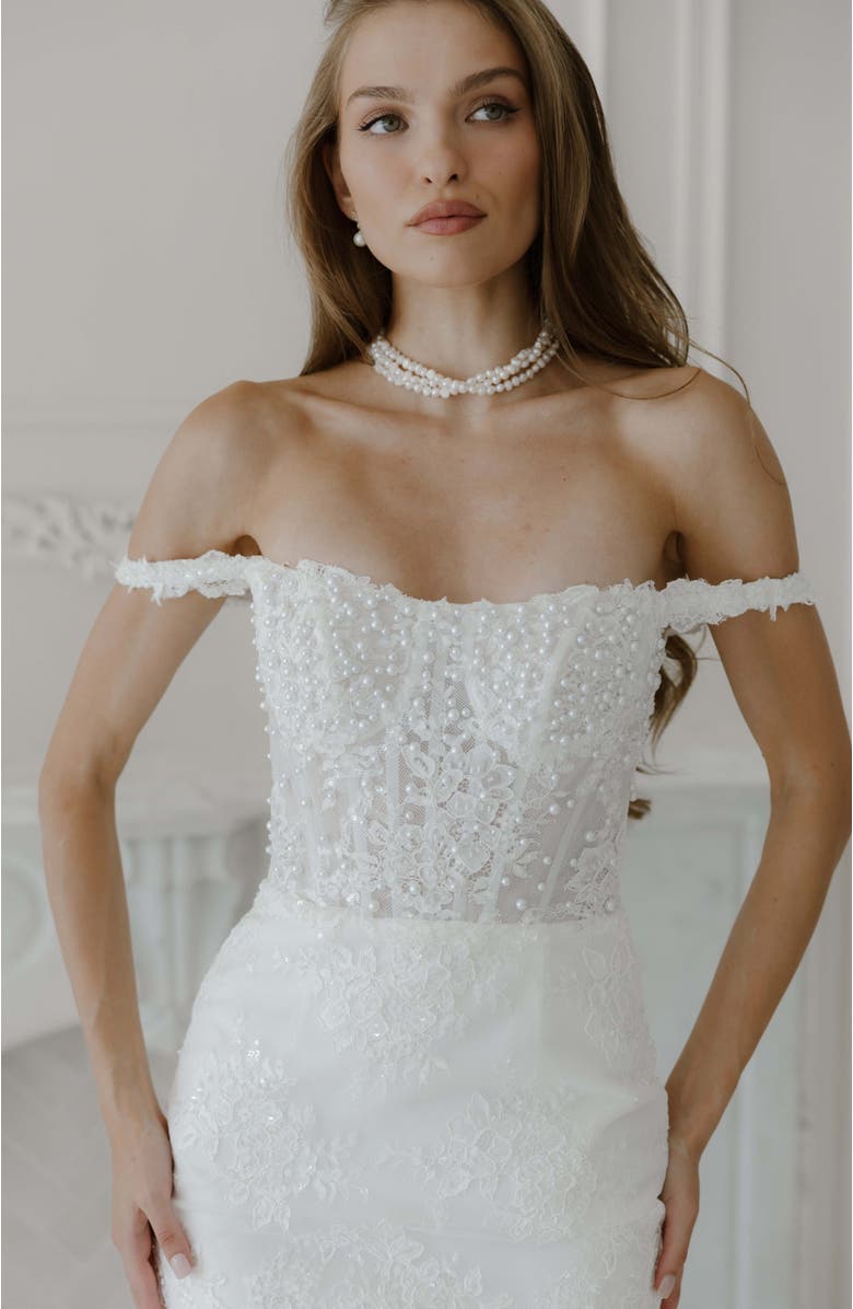 Untamed Petals Estella Mini Dress, Main, color, Ivory