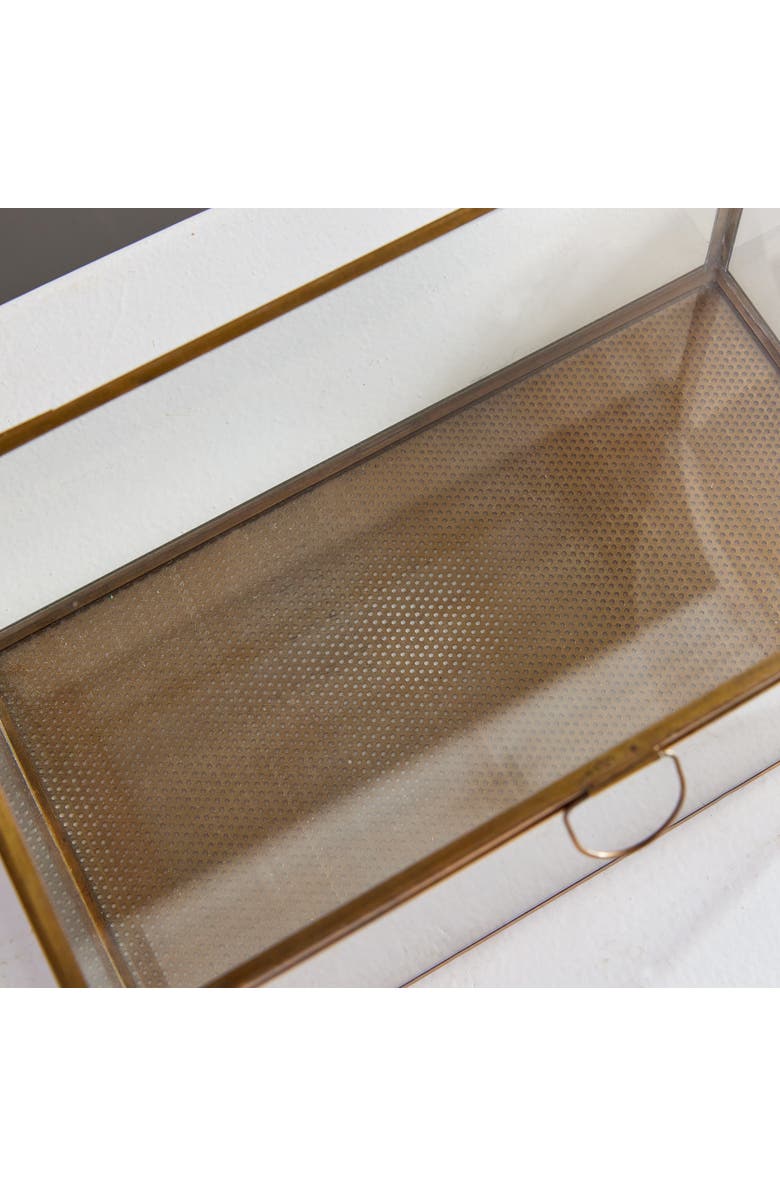 Napa Home & Garden Arwen Rectangular Display Box, Alternate, color, Gold