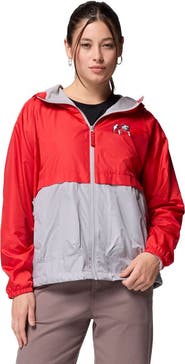 Columbia Women's Columbia Red/Grey Georgia Bulldogs Spire Hoodie Windbreaker