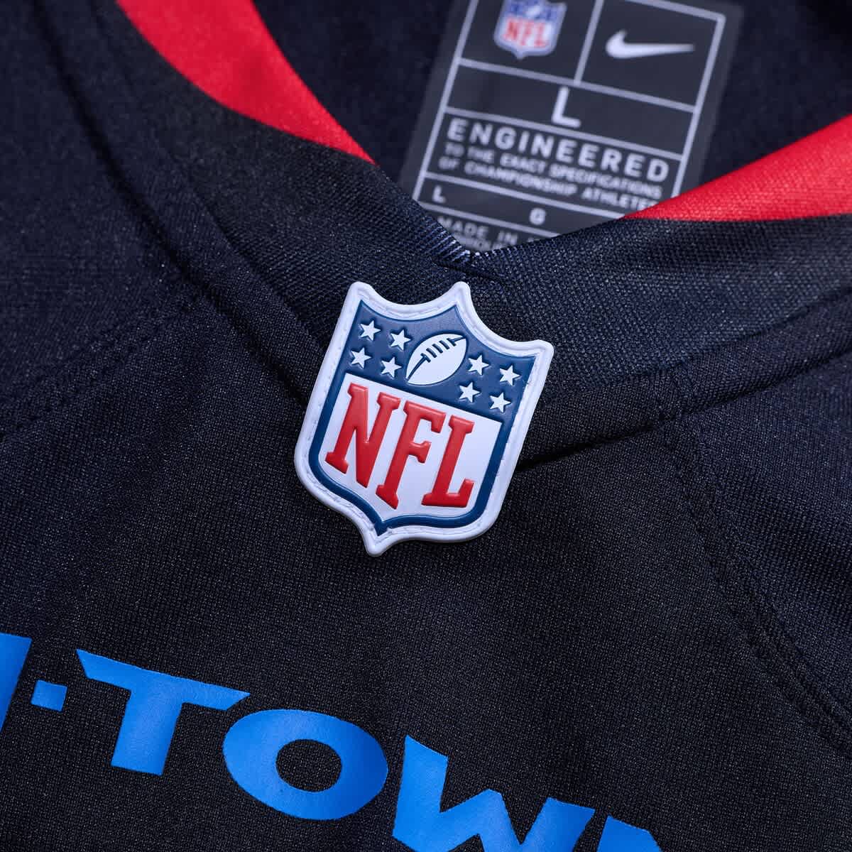 Nike Men's Nike Nico Collins Navy Houston Texans 2nd Alternate Game ...