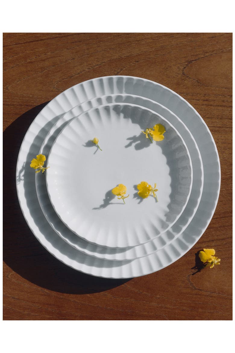 Bernadotte Stackable Dinner Plate, Alternate, color, WHITE