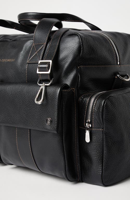 Brunello Cucinelli Leisure Bag In Black