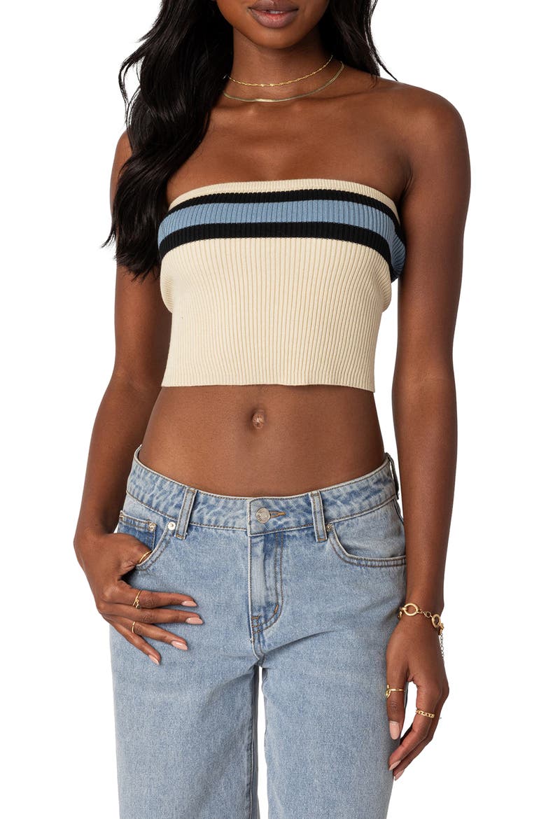 Cyprus Rib Tube Top, Main, color, BEIGE
