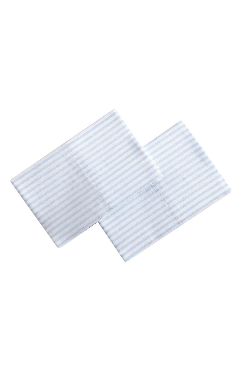 Laura Ashley Ramona Cotton Sateen Pillowcase Set, Alternate, color, Blue