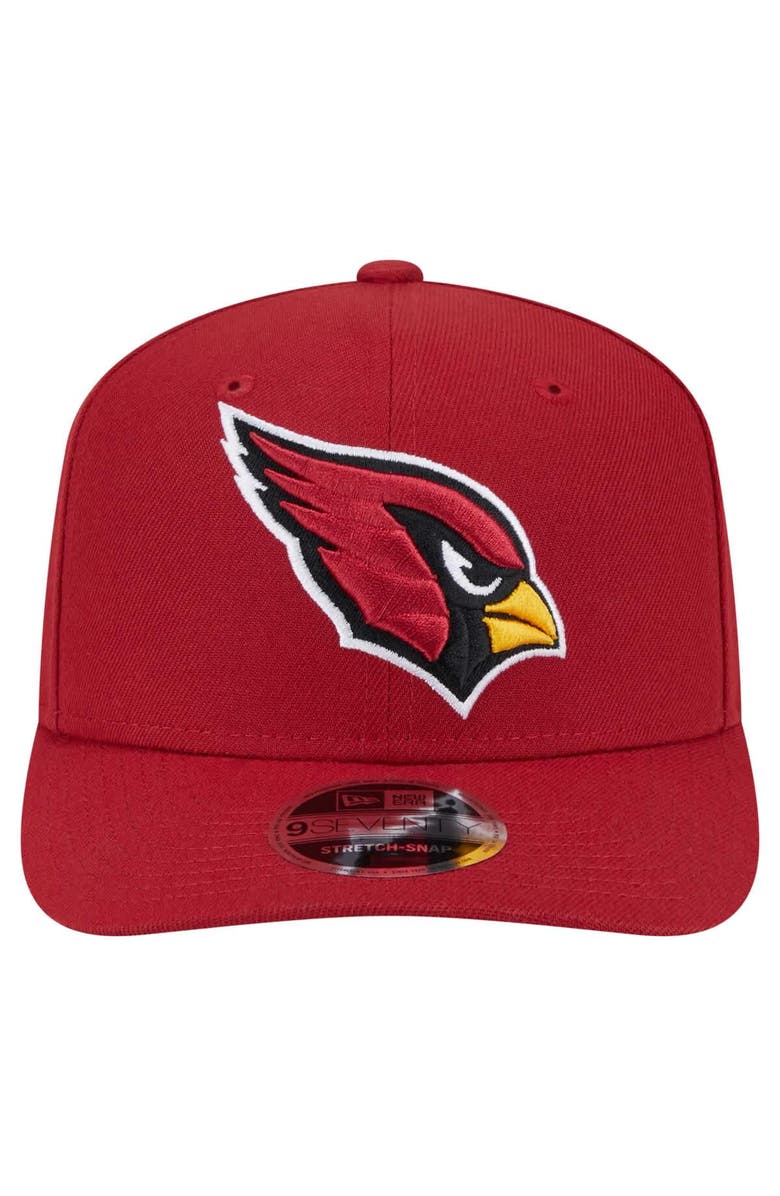 New Era Men's New Era Cardinal Arizona Cardinals  9SEVENTY Stretch-Snap Hat, Alternate, color, 