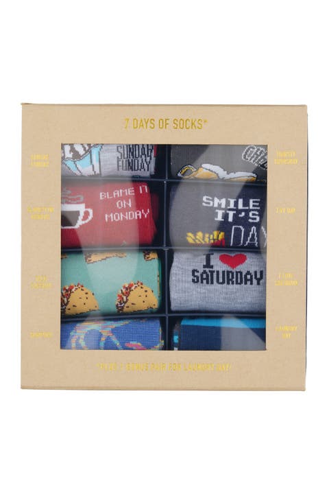 7 Days a Week Sock Box