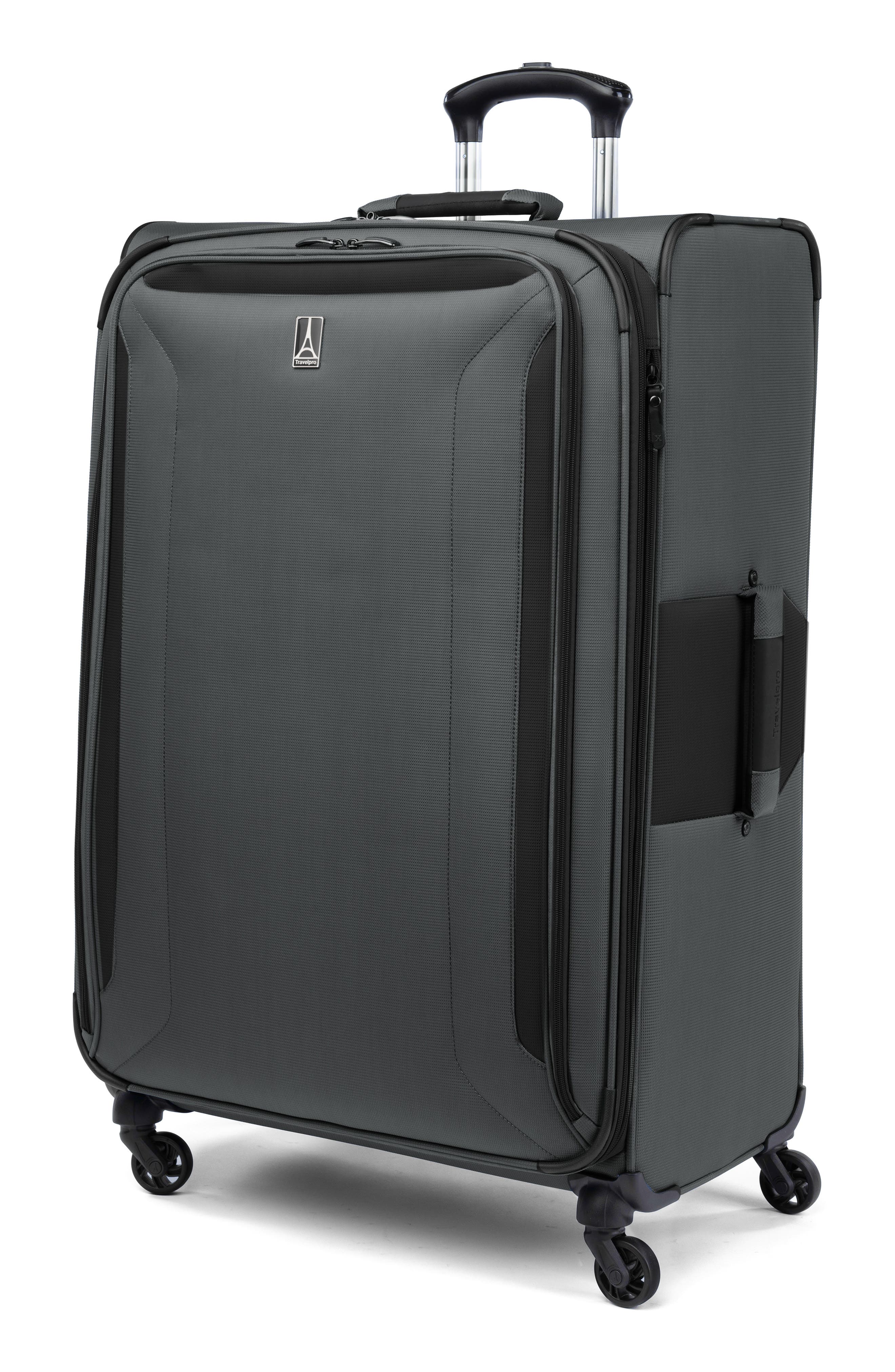 TRAVELPRO Pilot Air 2 29-Inch Expandable Spinner Luggage, Alternate, color, Grey/ Black