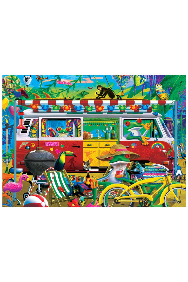 Van Life 1000 Piece Jigsaw Puzzle, Alternate, color, Multicolor